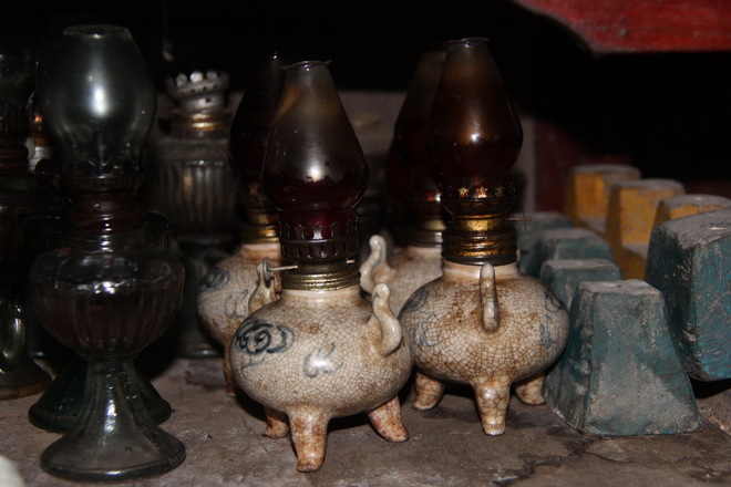 Il existe encore des objets antiques dans la maison 